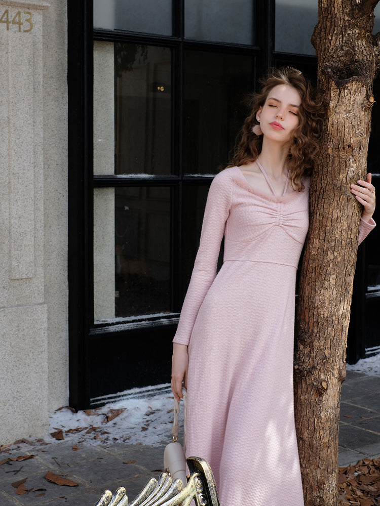 Western lady's slim dress