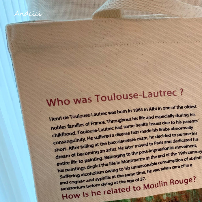 At the Moulin Rouge tote bag