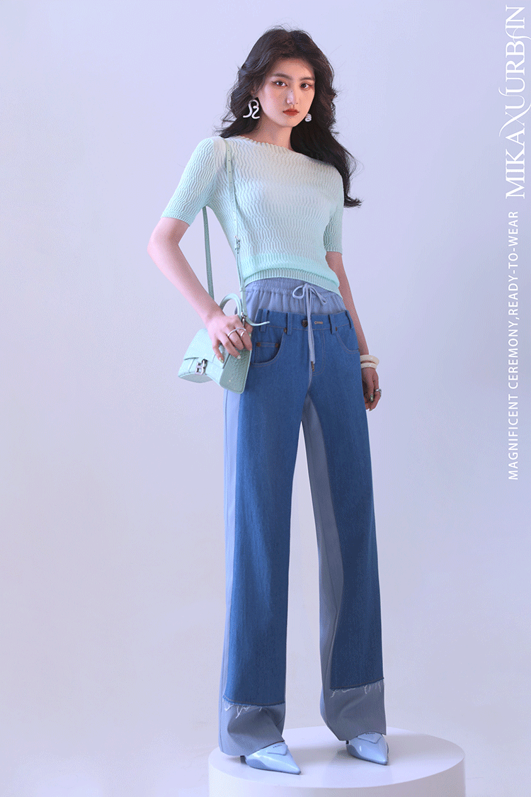 Ice Fragment Lady Jacquard Knit