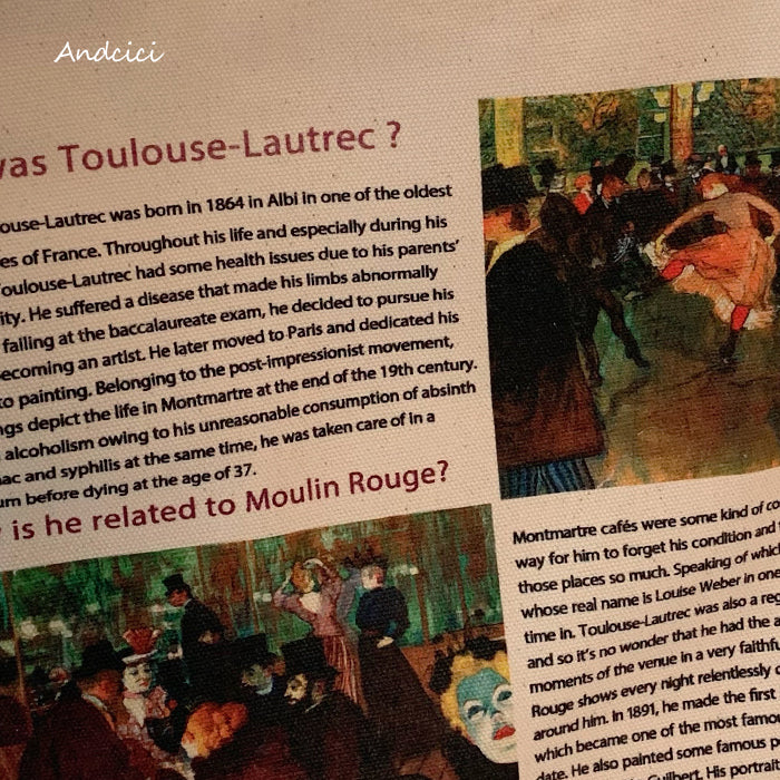 At the Moulin Rougeトートバッグ