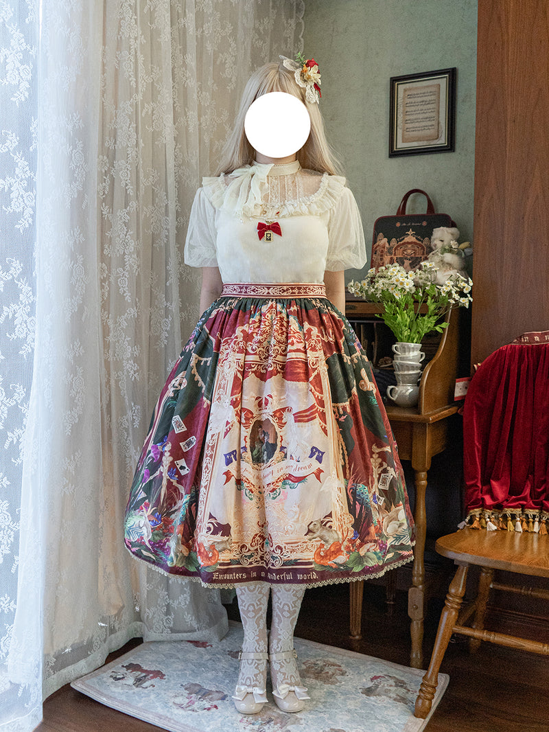 Elegant skirt oil painting of a noble lady [scheduled to be shipped from mid-March to late April 2023]