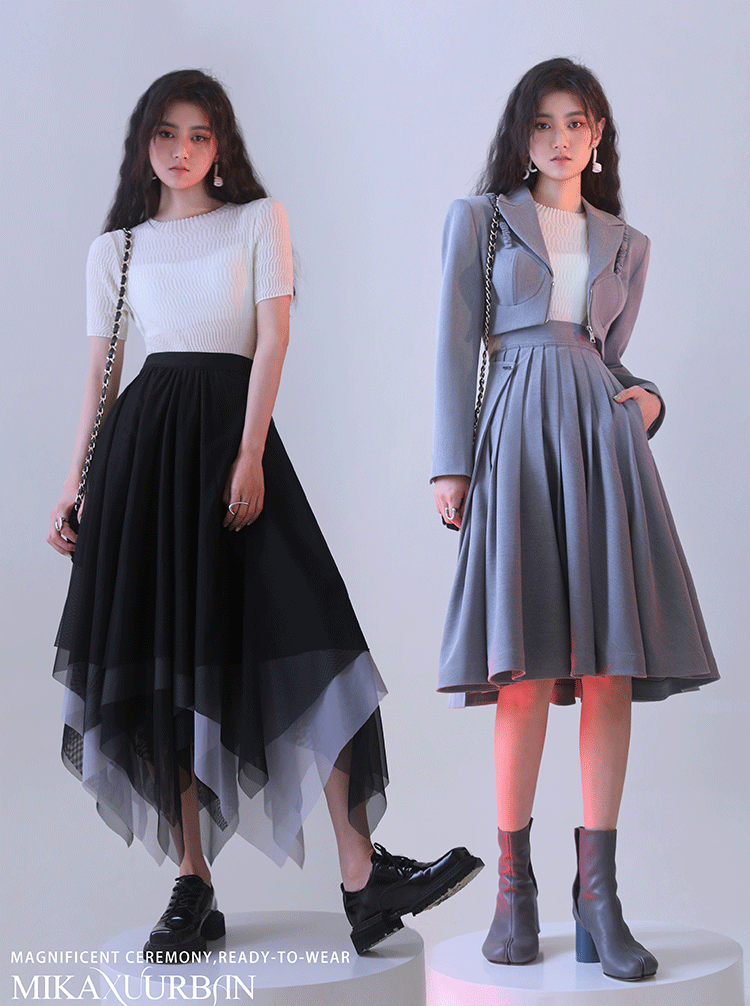 Ice Fragment Lady Jacquard Knit