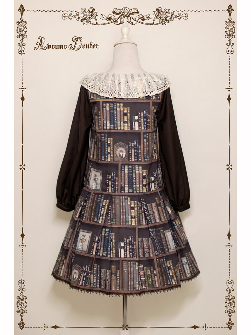 Bookshelf jumper skirt and dress and embroidered sailor blouse