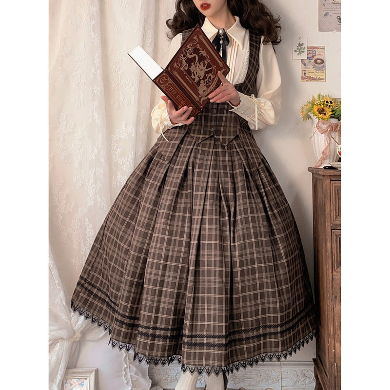 British lady's literary classical skirt