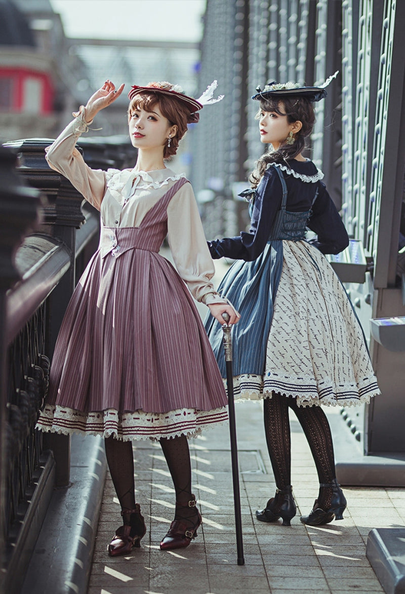 western princess embroidered jumper skirt