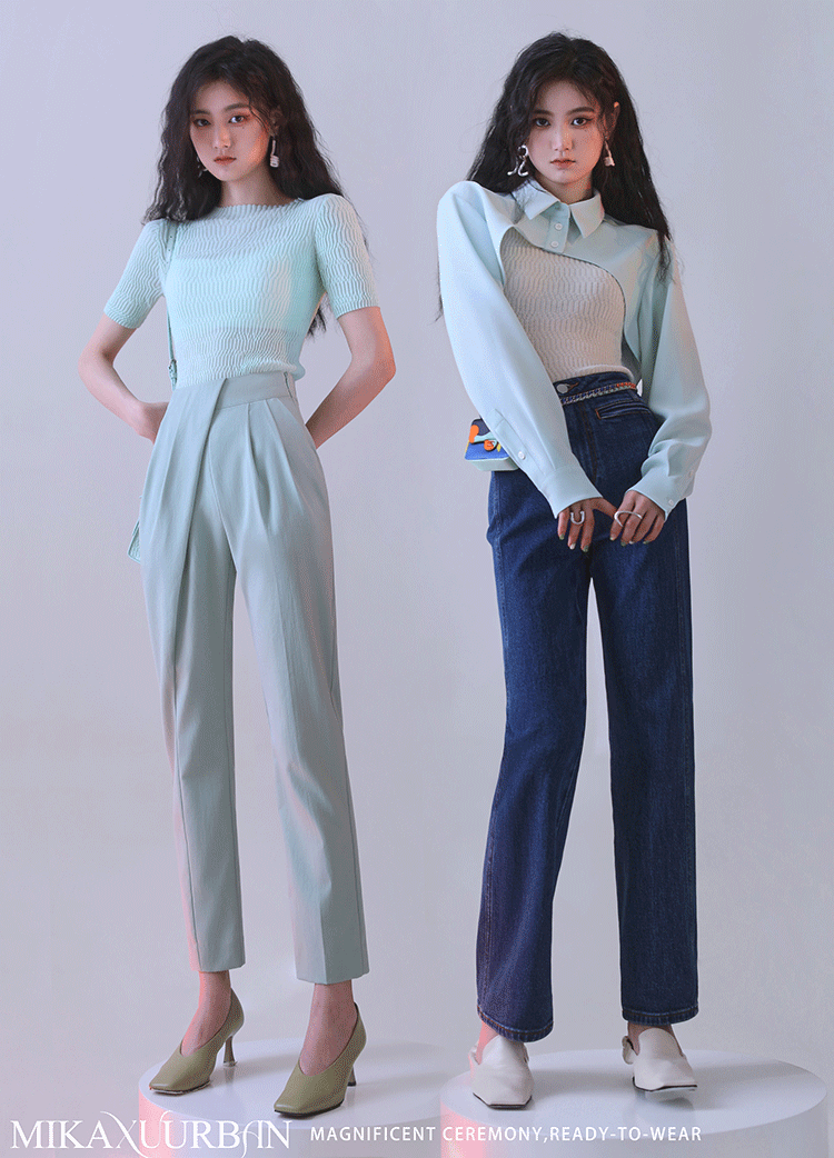 Ice Fragment Lady Jacquard Knit