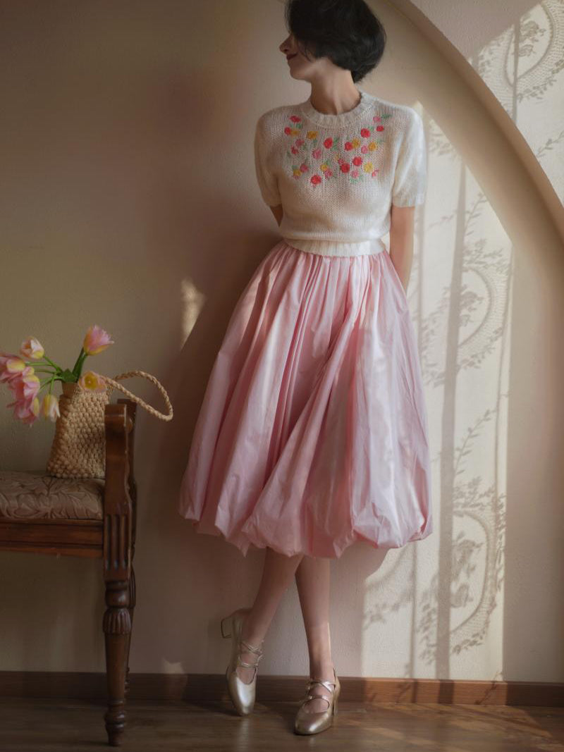 Cherry Blossom Lady Cocoon Skirt