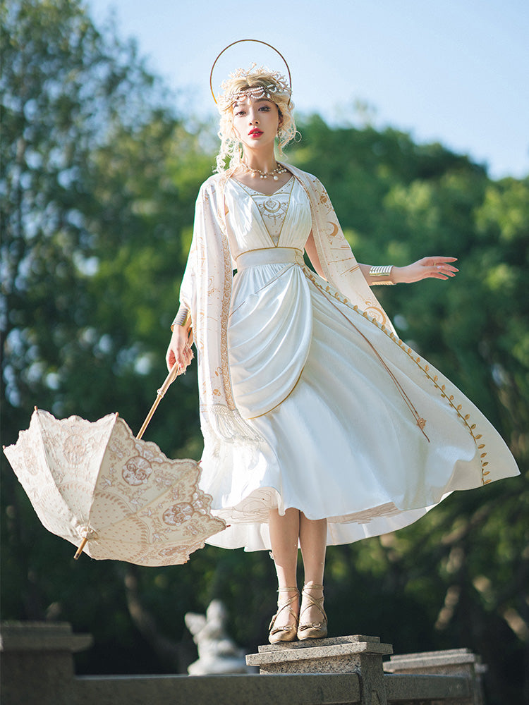 北欧神話の女神のクラシカルジャンパースカート