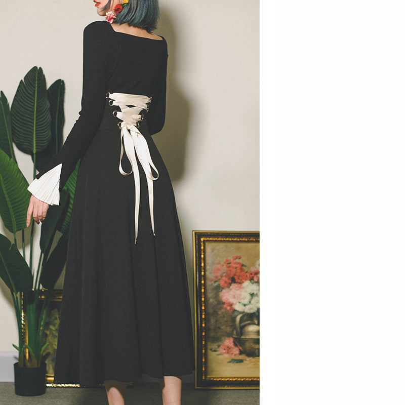 British aristocratic lady's slim knit