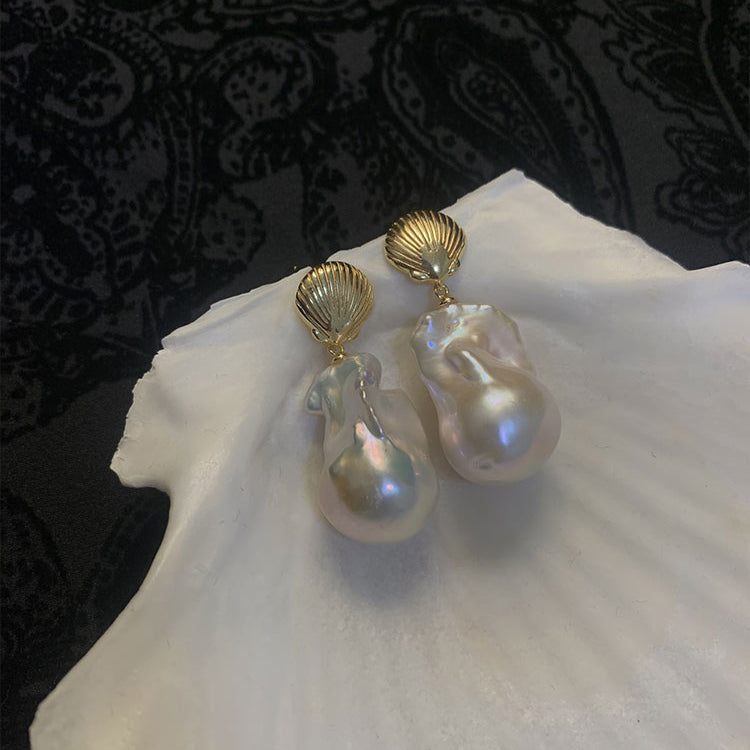 twisted pearl earrings