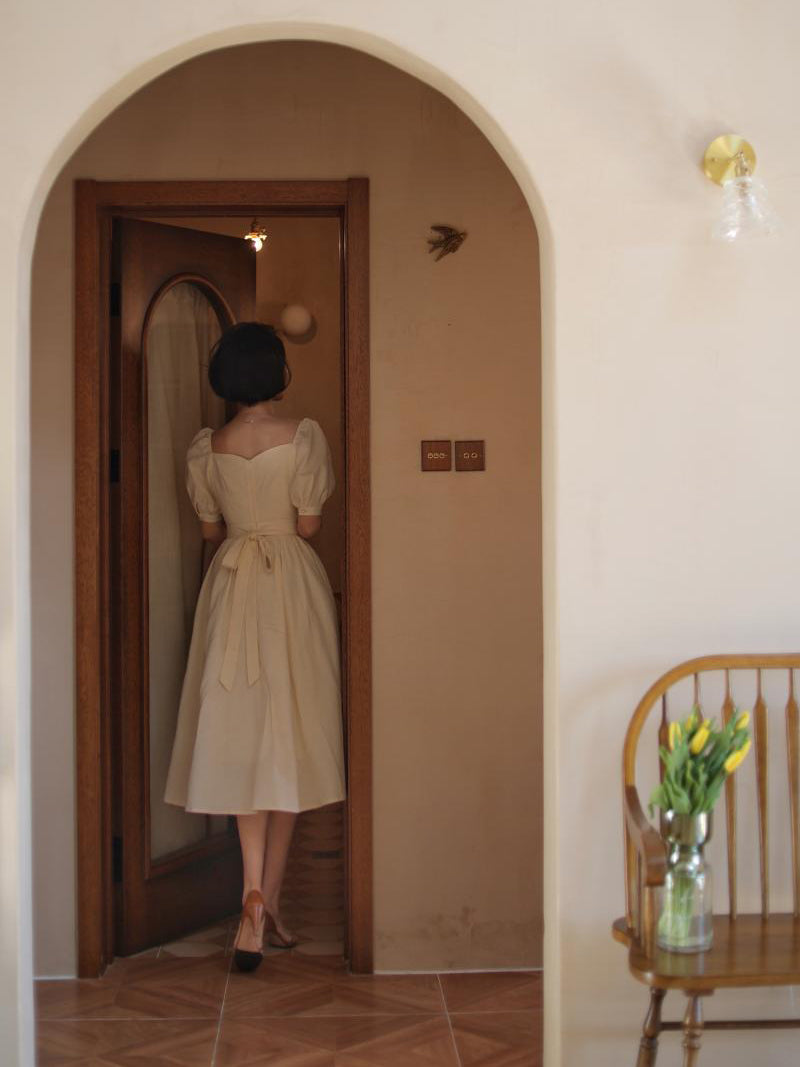 Ivory Lady Hepburn Dress