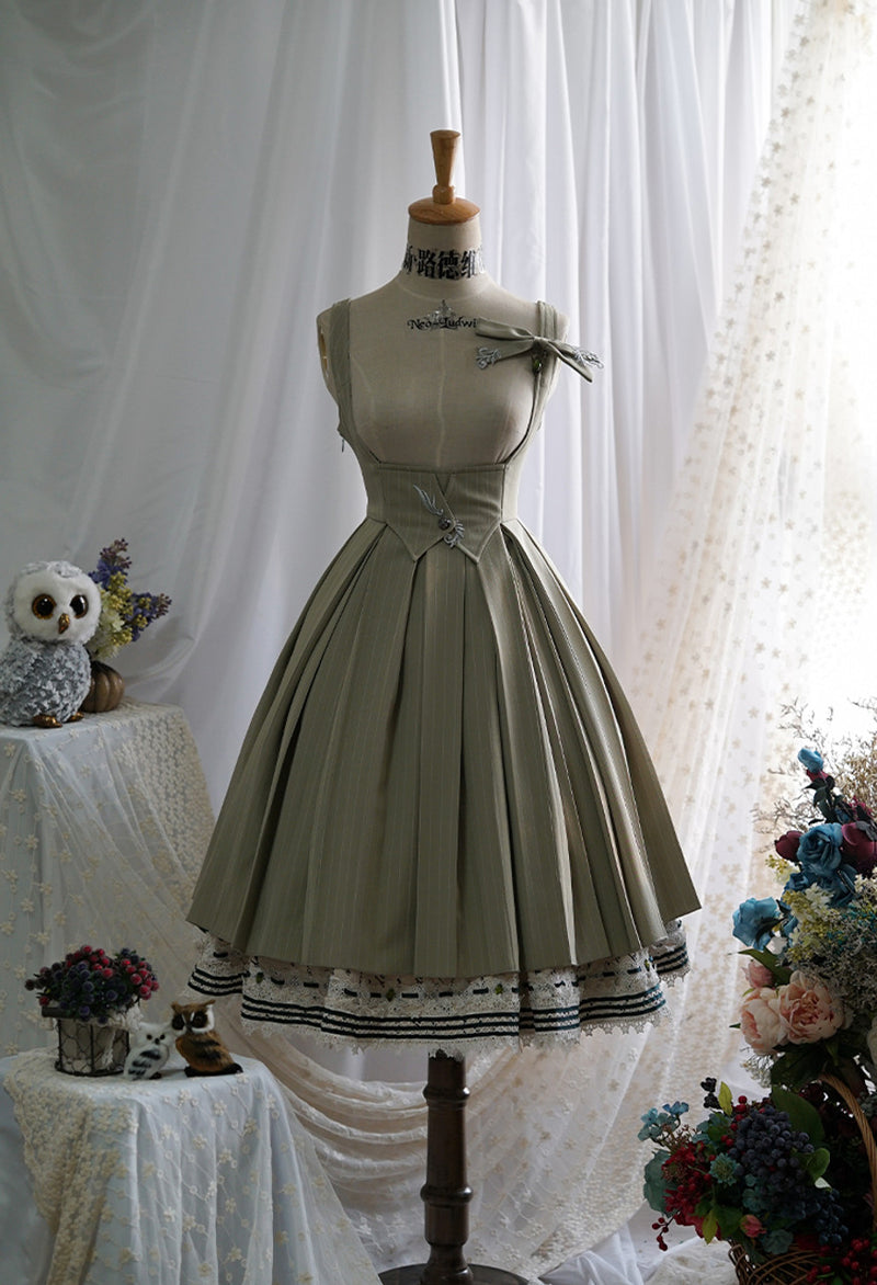 western princess embroidered jumper skirt