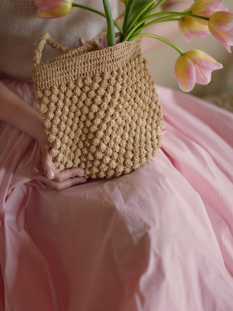 桜色の貴婦人コクーンスカート