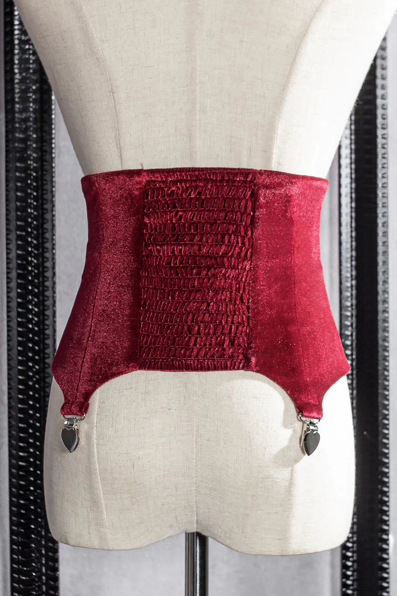 velvet corset of the ballroom lady