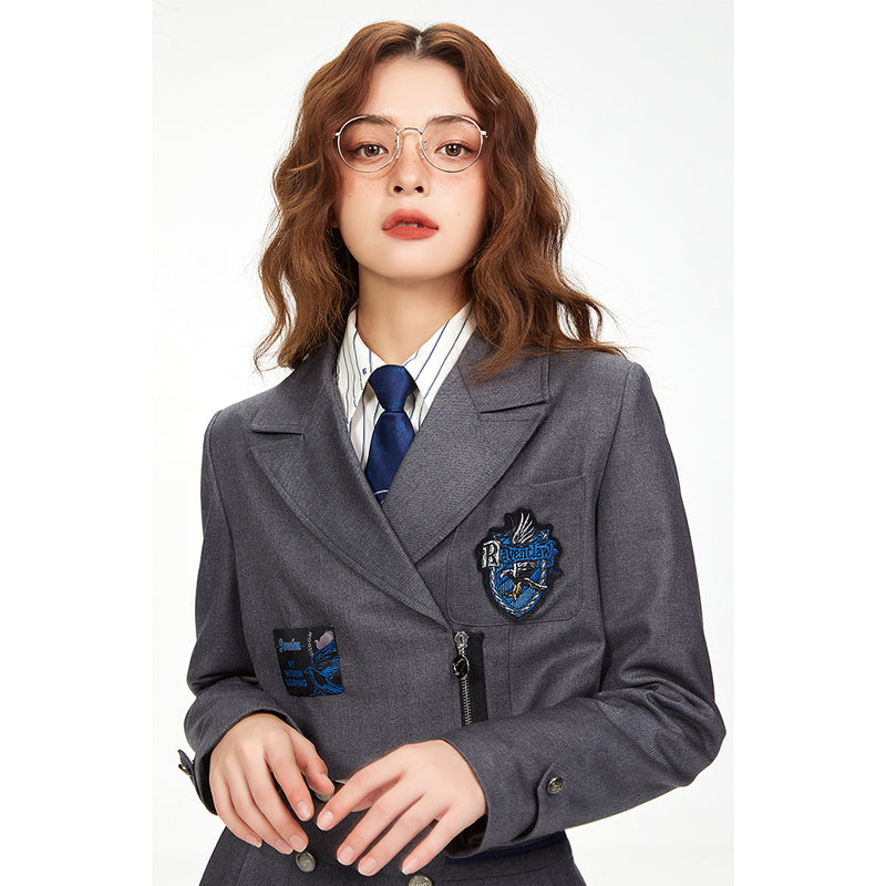 magic school embroidered short jacket