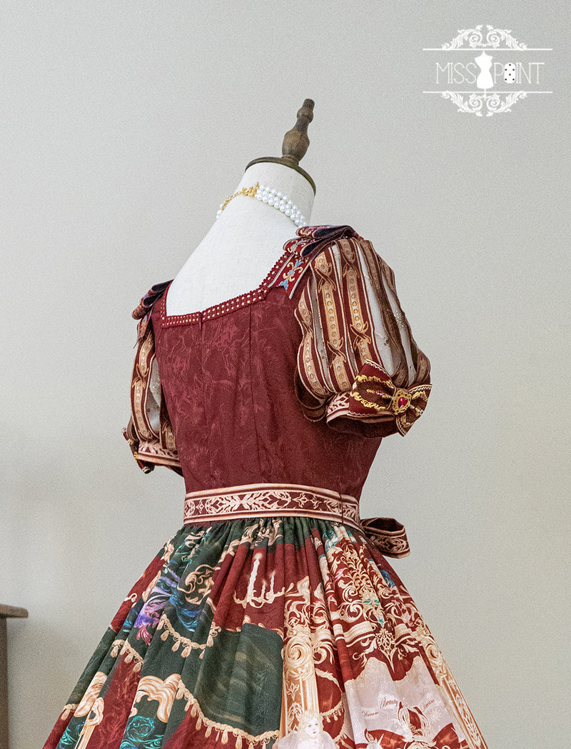 Noble lady's oil painting corset dress [scheduled to be shipped from mid-March to late April 2023]