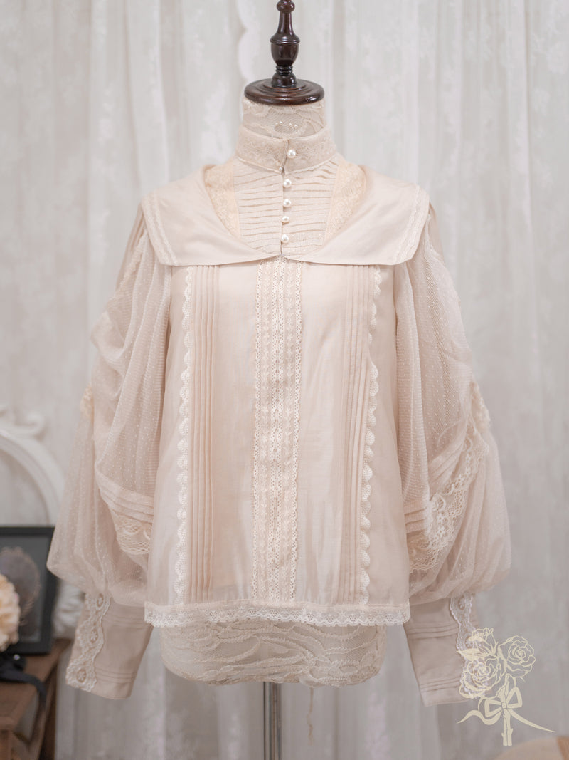 Hakuzakura's embroidered blouse and embroidered elegant skirt [scheduled to be shipped from mid-April to late April 2023]