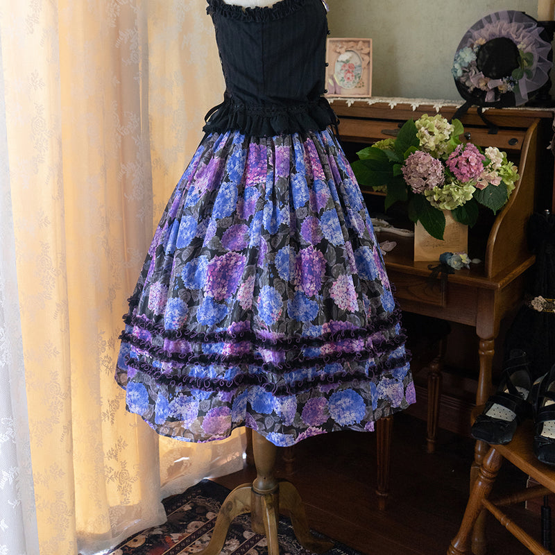 hydrangea flower crowd elegant skirt