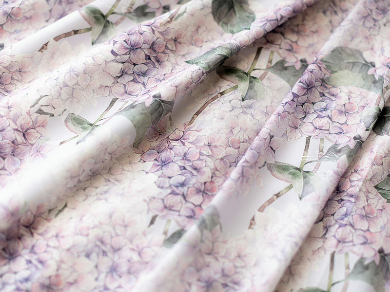 Hydrangea watercolor dress and bolero cardigan [Planned to be shipped from late April to early May 2023]