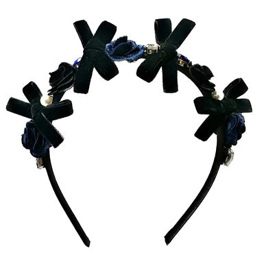 Accessory with ribs and floral embroidery [scheduled to be shipped from early June to late June 2023]