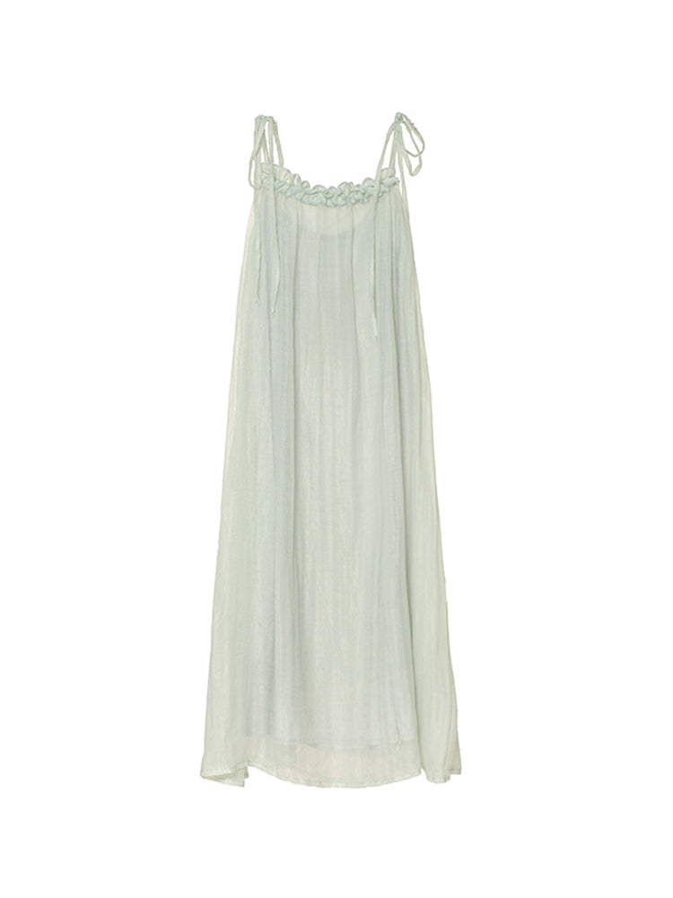 Water color camisole dress that reflects the sky