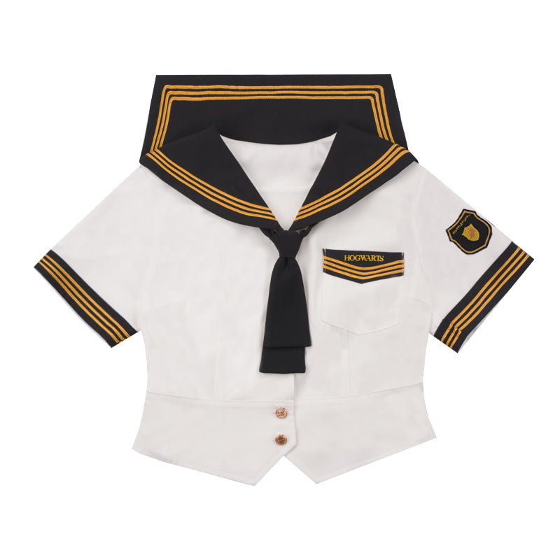 Magic School Embroidered Sailor Blouse